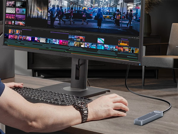 M.2 NVMe SSD Enclosure USB3.2 GEN2 10Gbps