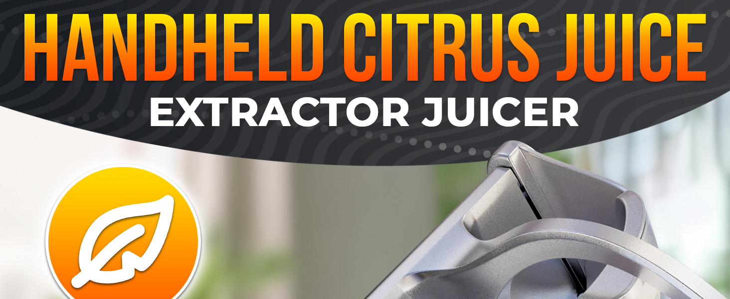 Bar Juicer shown with metal press design for squeezing lemons, citruces and limes