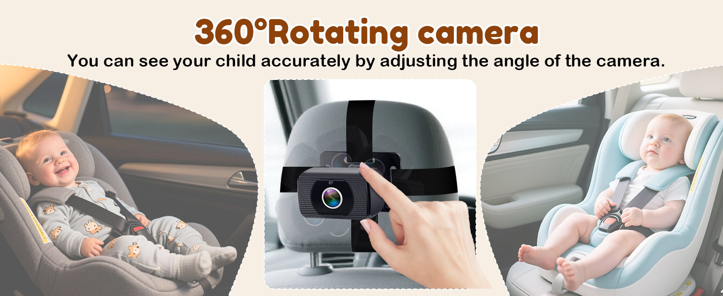 car seat camera for baby rear facing