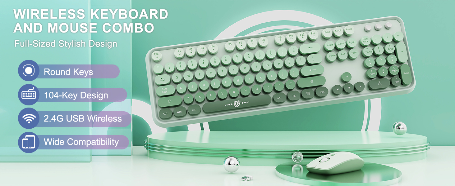 wireless keyboard mouse combo