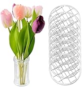 Chinflly Mason Jar Flower Frog Lids,2.76 Inch Insert Metal Flower Organizer Lid Replacement Inser...