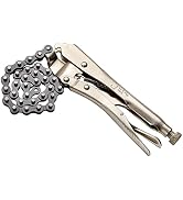 Jetech 10-inch Locking Chain Clamp | 20-inch Chrome Vanadium Steel Versatile Chain Vise/Wrench fo...