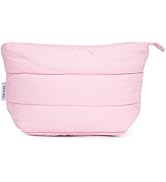 Narwey Puffy Makeup Bag for Purse Travel Women Girl, Puffer Cosmetic Bag Makeup Zipper Pouch, Cut...