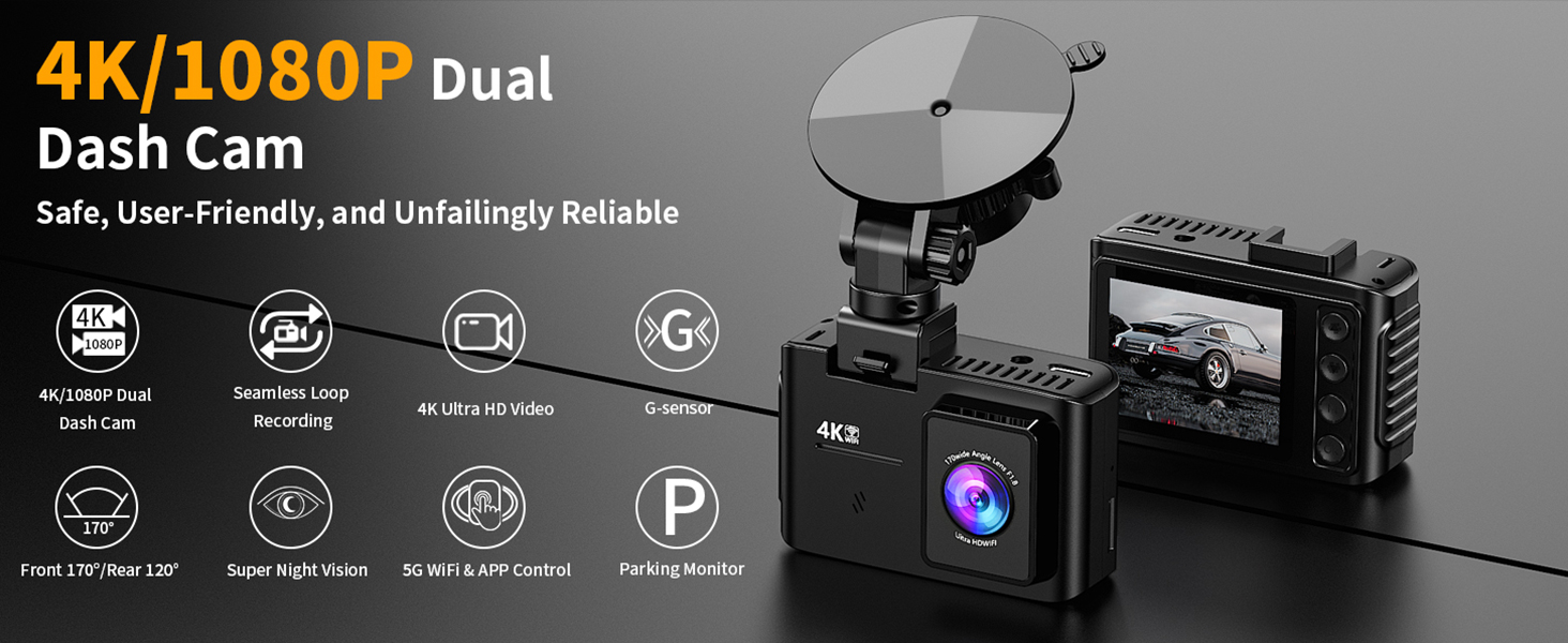 dash cam, dash cam front and rear, dash camera for cars