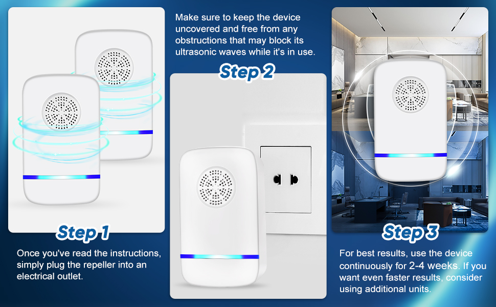 ultrasonic pest repeller indoor