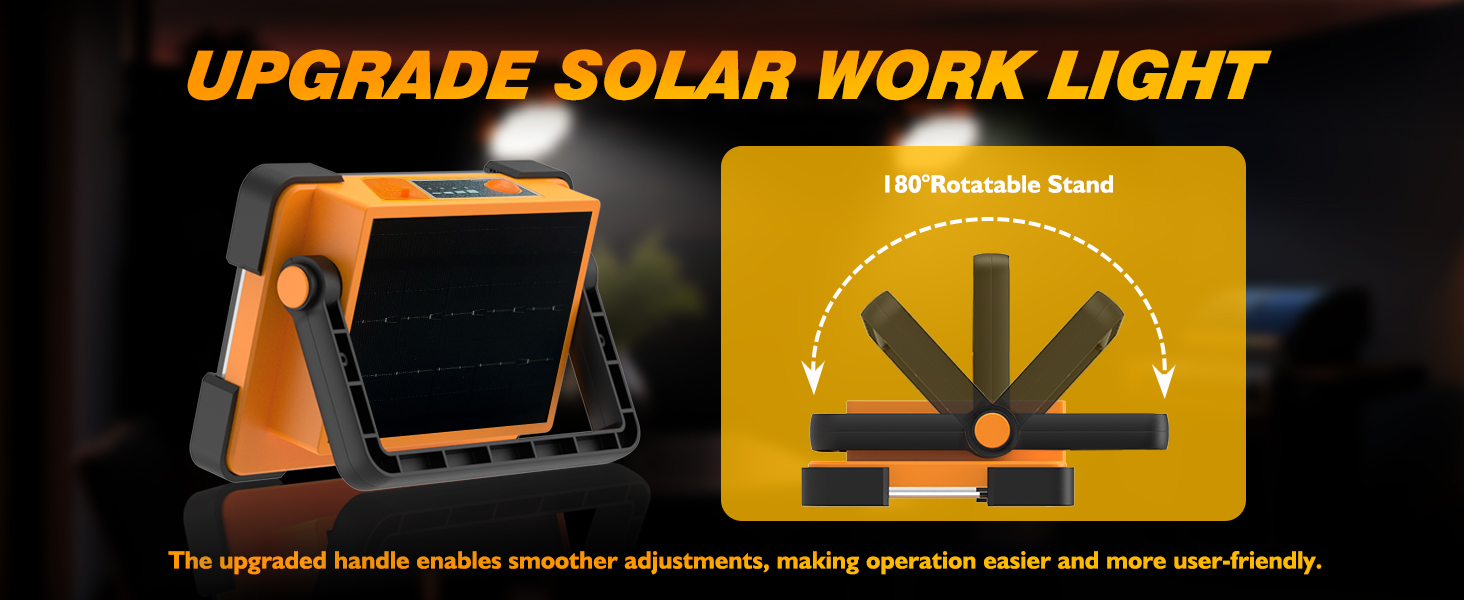 portable flood light with stand