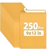 SUNEE 9 x12 Manilla Envelopes, 28lb Brown Kraft, Ultra Strong Quick-Seal Security Catalog Mailing...
