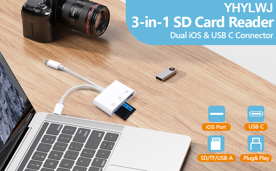 3-in-1 SD Card Reader