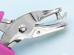 single hole punch