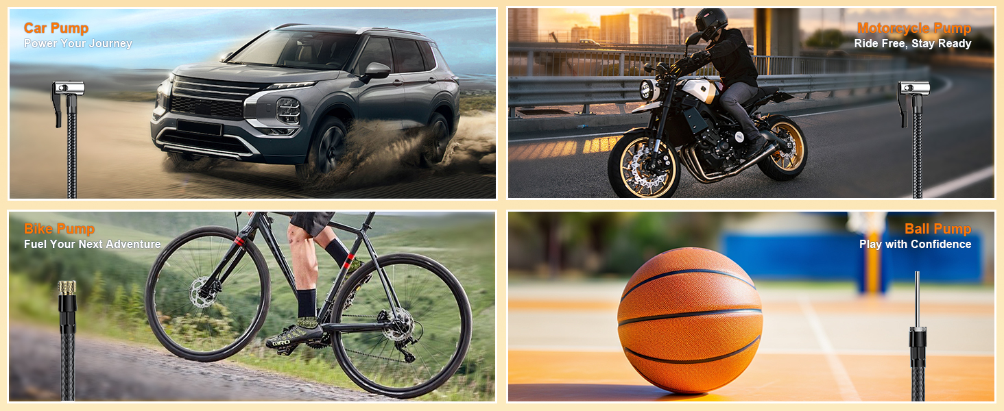 Wide adaptability range, suitable for cars, motorcycles, bicycles, balls, etc