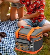 Fitense Leakproof Camping Cooler,Portable Travel Cooler for Grocery Shopping,Camping,Road Trips 1...