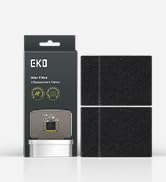 EKO Trash Can Odor Filter Refills for Trash Can and Compost Bin, Activated Charcoal Deodorizer, S...