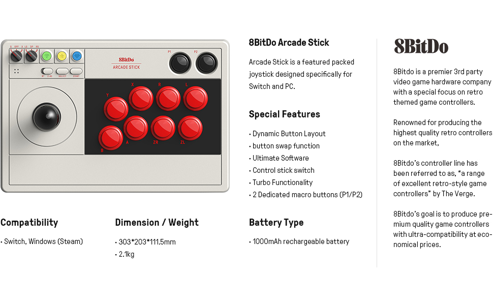 Arcade Fight Stick Joystick Arcade Stick PC Arcade Stick windows