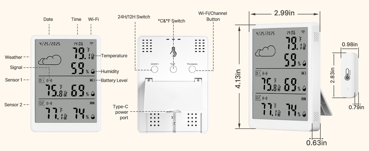 smart hydrometer humidity meter