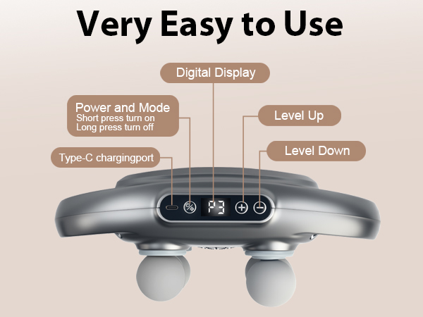 Massage Gun Deep Tissue,Back Massager, Neck&amp;amp; Shoulder Massager