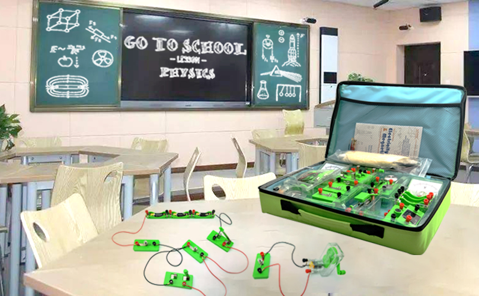 School Physics Labs Basic Electricity Discovery Circuit and Magnetism Experiment kits