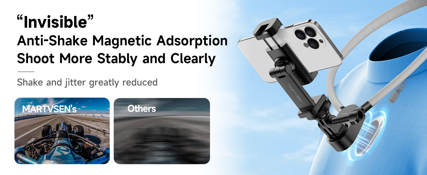 “Invisible” Anti-Shake Magnetic Adsorption, Shoot More Stably and Clearly 