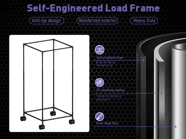 Matel Frame Laundry Basket