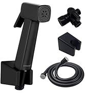 Eurolife Handheld Toilet Bidet Sprayer for Toilet, Lockable Push Button with Bidet Hose for Femin...