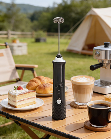 milk frother rechargeable