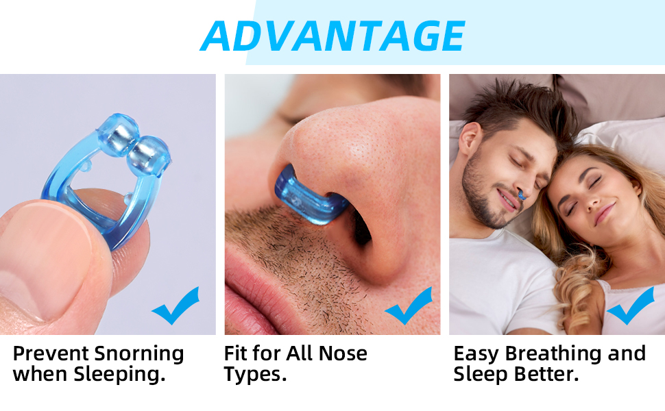Silicone Magnetic Anti Snoring Nose Clip
