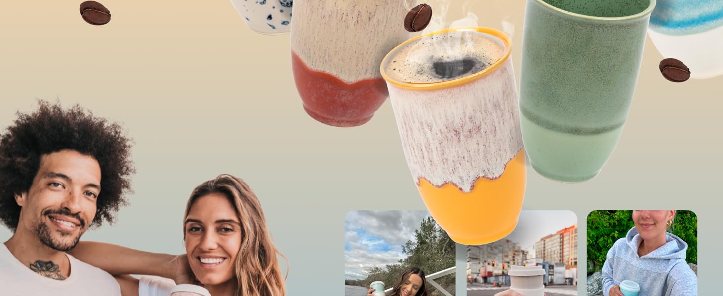 Nova Ceramic Travel Mugs