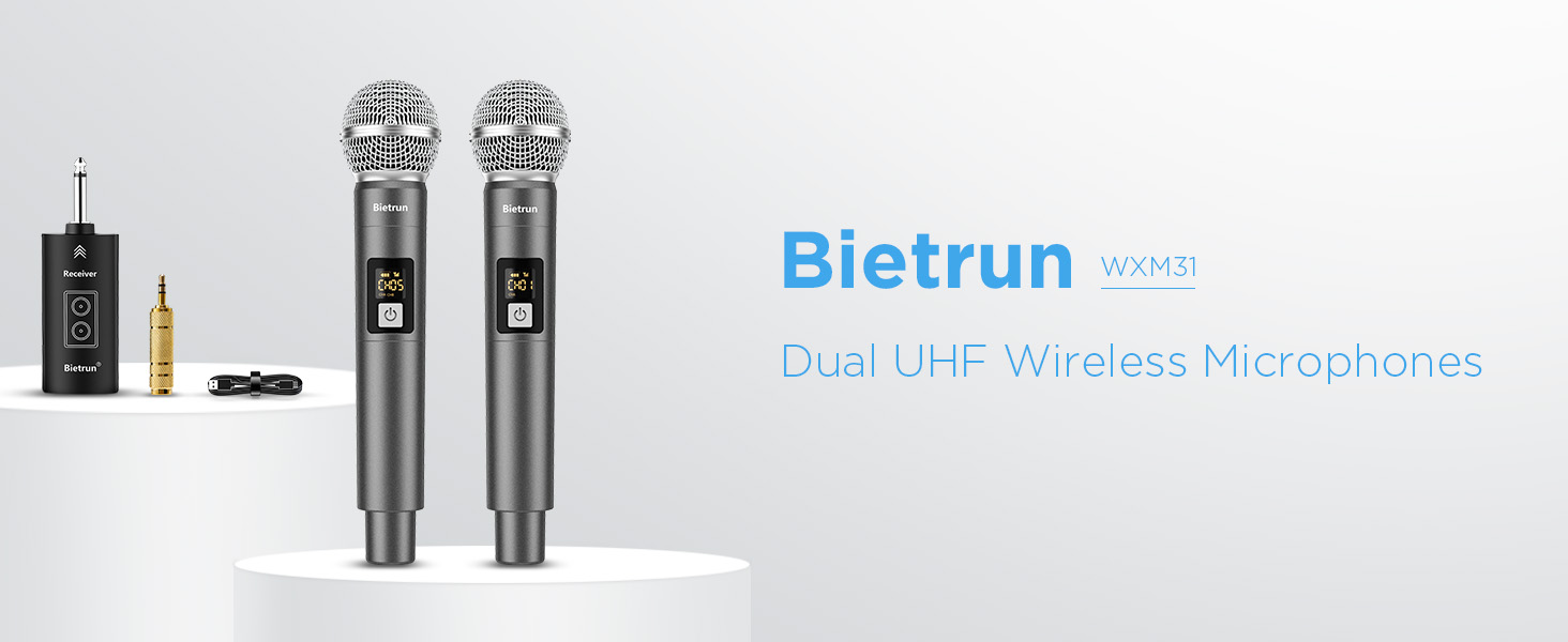 wireless microphone dual