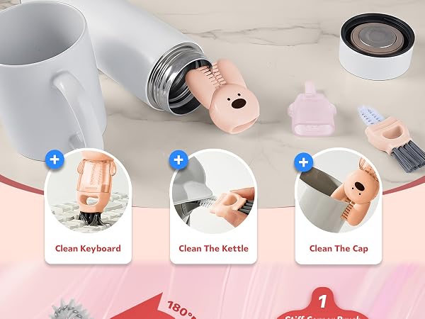 3 in 1 multifunctional cleaning brush