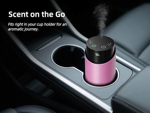 waterless diffuser essential oil scent aromatherapy portable battery operated home room office mini