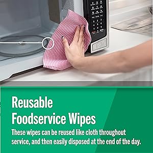 reusable paper towels cleaning folded rags bar towels kitchen restaurant food service household box 