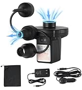 SMAYDA Electric Air Pump Air Mattress Pump Quick-Fill Perfect Inflator/Deflator Pumps for Cushion...