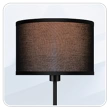 black lampshade