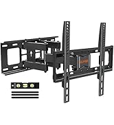 ELIVED UL Listed TV Wall Mount for Most 26-65 Inch TVs, Full Motion TV Mount with Swivel and Tilt...