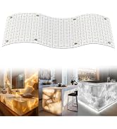 4 Pack LED Backlight Sheet 3000K-6500K Warm and Cold 24V 36W, Dimmable LED Panel Sheet Work with ...