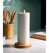 CHAUNCEY HOME Wooden Paper Towel Holder Stand - Kitchen Paper Hanger Rack Bathroom Towel Roll Sta...