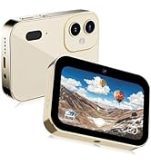 4K Digital Camera, 3in Touchscreen Kids Camera for Photography, 64MP MP3 Player Vlogging Camera, ...