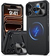 GIVELOT for iPhone 17 Pro Max Case with Slide Camera Cover, Fit for Magsafe | Built in Kickstand,...