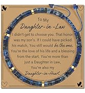 AGOT Daughter in Law Bracelets Gifts: Dear Daughter in Law Birthday Gifts from Mother in Law