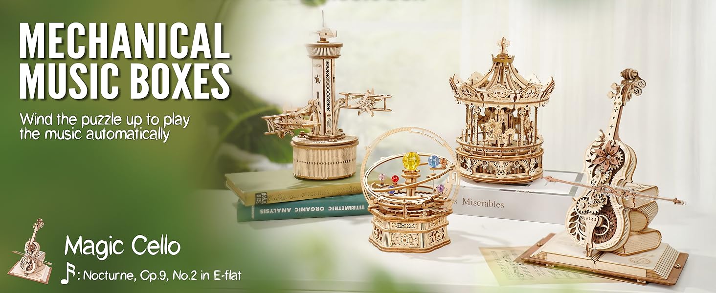 3d puzzles for adults wooden music box kit rokr 3d wooden puzzles for adults model kits for adults