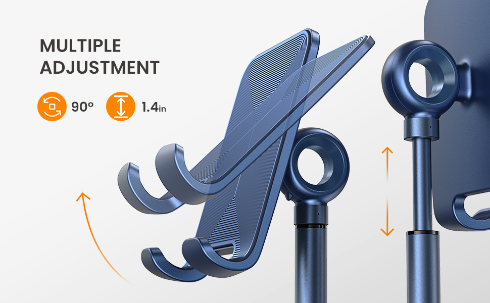 cell phone stand for desk adjust