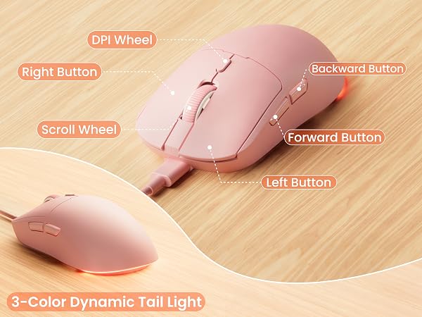 creamy keyboard and mouse