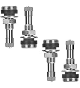 Yekoaru 4 PCS TR416 Metal Valve Stems, 1 1/2" Long Tire Valve Stems, 0.453" and 0.625" Rim Holes ...