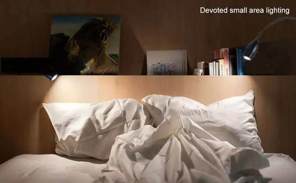 clip on light bedside reading