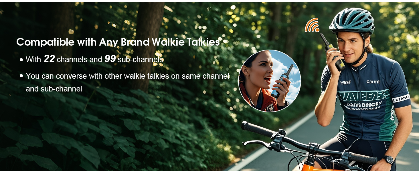 Rechargeable Walkie Talkies for Adults Long Range