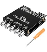 ZK-TB21 2.1 Channel Bluetooth Amplifier Board – 50W×2 + 100W Subwoofer, APP Control, Treble/Bass ...