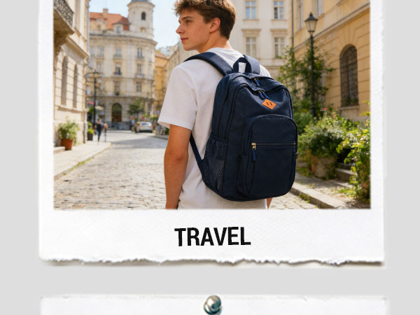 this adult travel backpack has enough storage space