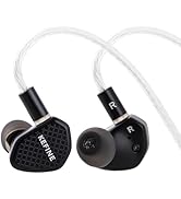 Linsoul Kefine Klean in Ear Monitor,10mm DLC Diaphragm Dynamic Driver HiFi Earphones,Wired Gaming...