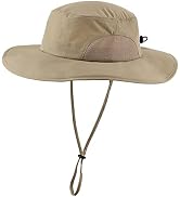 Home Prefer UPF50+ Mens Sun Hat Wide Brim Fishing Hat Womens Safari Bucket Hat