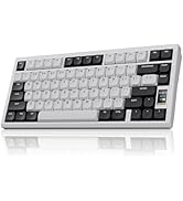 Chilkey ND75 LP Low Profile Aluminum Mechanical Keyboard, 75 Percent Wireless Gaming Keyboard w/S...