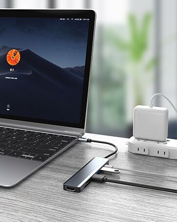  USB C to USB 3.0 Hub USB Splitter for MacBook